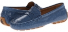 Catalina Blue Glossy Snake LAUREN by Ralph Lauren Camila for Women (Size 8.5)
