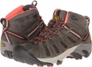 Raven/Hot Coral Keen Voyageur Mid for Women (Size 6)