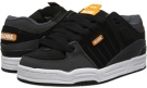 Black/Charcoal/Orange Globe Fusion for Men (Size 6.5)