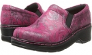 Pink/Grey Flower Klogs Naples for Women (Size 13)