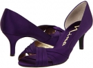 Grape Satin Nina Culver for Women (Size 8)