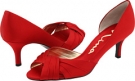 Red Rouge Luster Satin Nina Culver for Women (Size 11)
