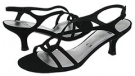 Black Peau De Soie Stuart Weitzman Bridal & Evening Collection Reversal for Women (Size 12)