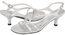 Silver Supple Kid Stuart Weitzman Bridal & Evening Collection Reversal for Women (Size 6.5)