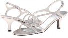 Plata Satin Stuart Weitzman Bridal & Evening Collection Reversal for Women (Size 4.5)