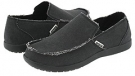 Black/Black Cow Silk Crocs Santa Cruz for Men (Size 11)