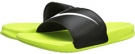 Volt/Black/White Nike Benassi Swoosh for Men (Size 16)