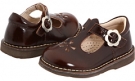 Dark Brown Burnished Leather Kid Express Molly for Kids (Size 9.5)