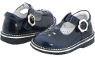 Navy Burnished Leather Kid Express Molly for Kids (Size 6)