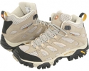 Taupe Merrell Moab Ventilator Mid for Women (Size 6)