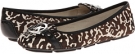 White/Black Speckled Haircalf/Vachetta MICHAEL Michael Kors Fulton Moc for Women (Size 8.5)