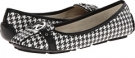 Black Houndstooth PVC/White Vachetta MICHAEL Michael Kors Fulton Moc for Women (Size 8.5)