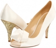 Ivory Satin/Gold Glitter Kate Spade New York Clarice for Women (Size 9.5)