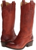 Burnt Red Washed Antique Frye Carson Pull-On for Women (Size 8)