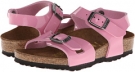 Cashmere Rose Patent Birkenstock Kids Rio for Kids (Size 10)