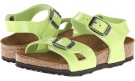 Green Glow Patent Birkenstock Kids Rio for Kids (Size 13)