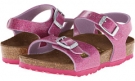 Sparking Light Pink Birko-Flor    Birkenstock Kids Rio for Kids (Size 12)