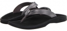 Pewter/Black/Metal Crush/Nappa Wax OluKai Ohana W for Women (Size 6)