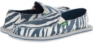 Indigo Zebra Sanuk I'm Game for Women (Size 7)