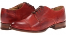 Burnt Red Soft Vintage Leather Frye Erin Oxford for Women (Size 9)