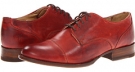 Burnt Red Soft Vintage Leather Frye Erin Oxford for Women (Size 9.5)