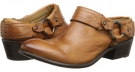 Cognac Washed Antique Pull Up Frye Carson Clog for Women (Size 10)