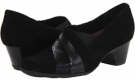 Black Suede Clarks England Sugar Spice for Women (Size 5)
