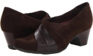 Dark Brown Suede Clarks England Sugar Spice for Women (Size 6.5)