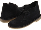 Black Suede Clarks England Desert Boot for Women (Size 9)