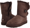 Chocolate UGG Bailey Button for Women (Size 5)