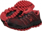 Black/Fiery Red/Silver K-Swiss Tubes Run 100 for Men (Size 15)