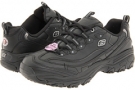 Black Leather SKECHERS Work D'Lite SR for Women (Size 9)