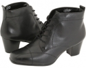 Black Leather David Tate Modern for Women (Size 9)