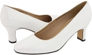 White Nappa Fitzwell Vincent Pump for Women (Size 5)