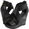 Black Soft Vacchetta Diane von Furstenberg Opal for Women (Size 9.5)