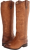 Cognac Washed Antique Pull Up Frye Melissa Button for Women (Size 8.5)