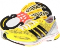 Vivid Yellow/Black/Metallic Silver adidas Running adiZero adios for Women (Size 5.5)