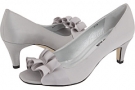 Silver Satin Vaneli Madora for Women (Size 7.5)