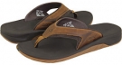 Dark Brown Reef Leather Slap II for Men (Size 12)