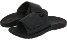 Black/Black Cow Silk OluKai Ohana Leather Slide for Men (Size 15)