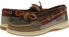 Olive/Cognac Sparkle Suede Sperry Top-Sider Angelfish for Women (Size 5)