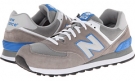 Grey/Blue '14 New Balance Classics ML574 for Men (Size 16)