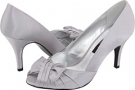 Royal Silver Satin Nina Forbes for Women (Size 8)