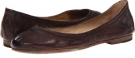 Dark Brown Antique Soft Full Grain Frye Carson Ballet for Women (Size 6.5)