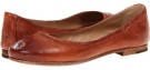 Cognac Antique Soft Full Grain Frye Carson Ballet for Women (Size 7)