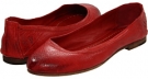 Burnt Red Antique Soft Full Grain Frye Carson Ballet for Women (Size 9.5)