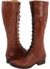 Brown Leather Frye Melissa Tall Lace for Women (Size 5.5)