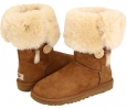 Chestnut Sheepskin UGG Bailey Button Triplet for Women (Size 8)