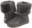 Grey Sheepskin UGG Bailey Button Triplet for Women (Size 5)