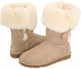 Sand Sheepskin UGG Bailey Button Triplet for Women (Size 8)